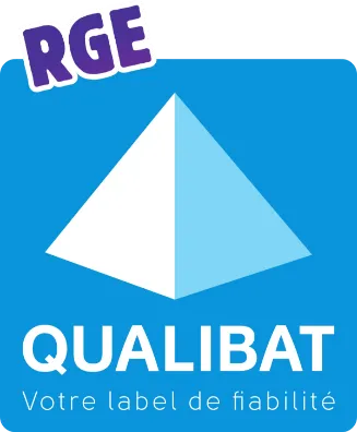 Logo RGE Qualibat, votre label de fiabilité